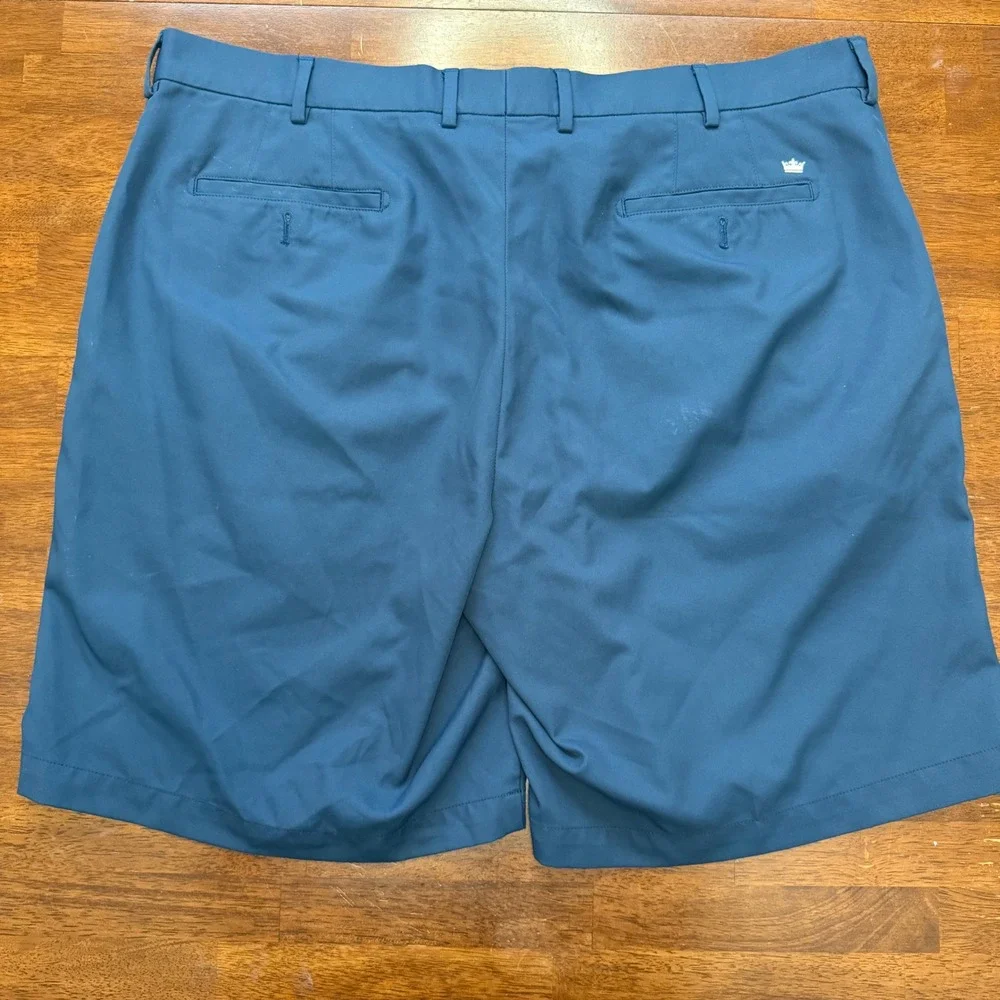 Kevin's by Peter‎ Millar Salem Performance Shorts Mens 40 Blue Golf Tech Flat